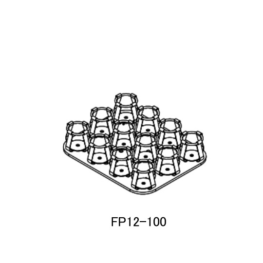 フラスコ用ホルダー FP12-100【4-525-12】