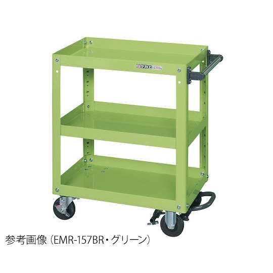 ブレーキ付ワゴン EKR-207BRNU【4-584-03】
