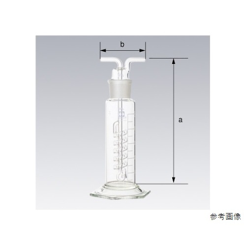 014610-500ガス洗浄びん500【61-4424-60】