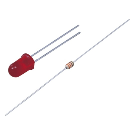 HK-LED5H(R)LED 5MM赤【62-8566-38】