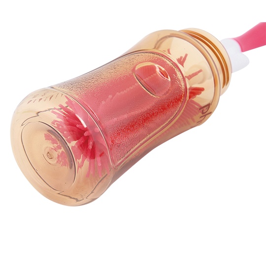 ピンク シリコン回転式ブラシ【7-7369-03】