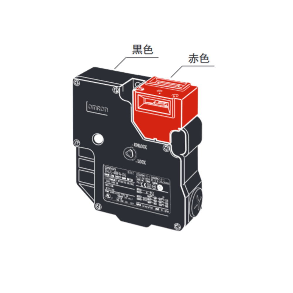 omron 小形電磁ロック・セーフティドアスイッチ 特殊キー メカロック