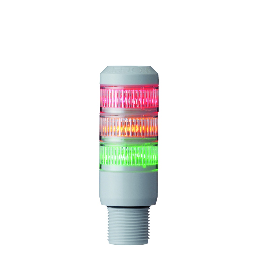 積層式LED表示灯赤黄緑【AUSG-24-3(RYG)】