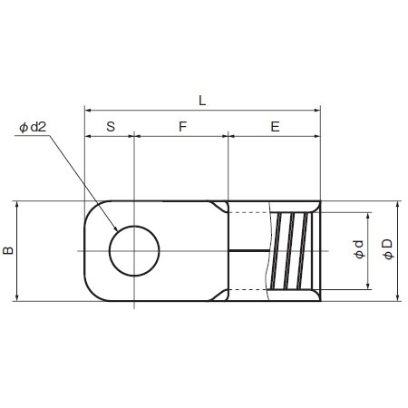 開閉器用端子【CB-200-10S】