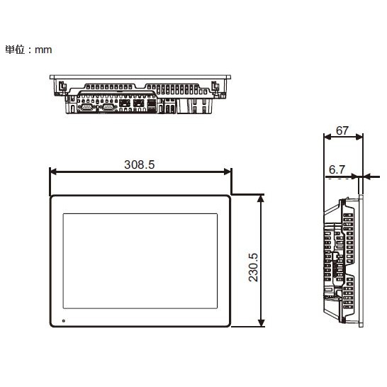 プログラマブル表示器(SP5000シリーズ仕様)【PFXSP5600WAD】