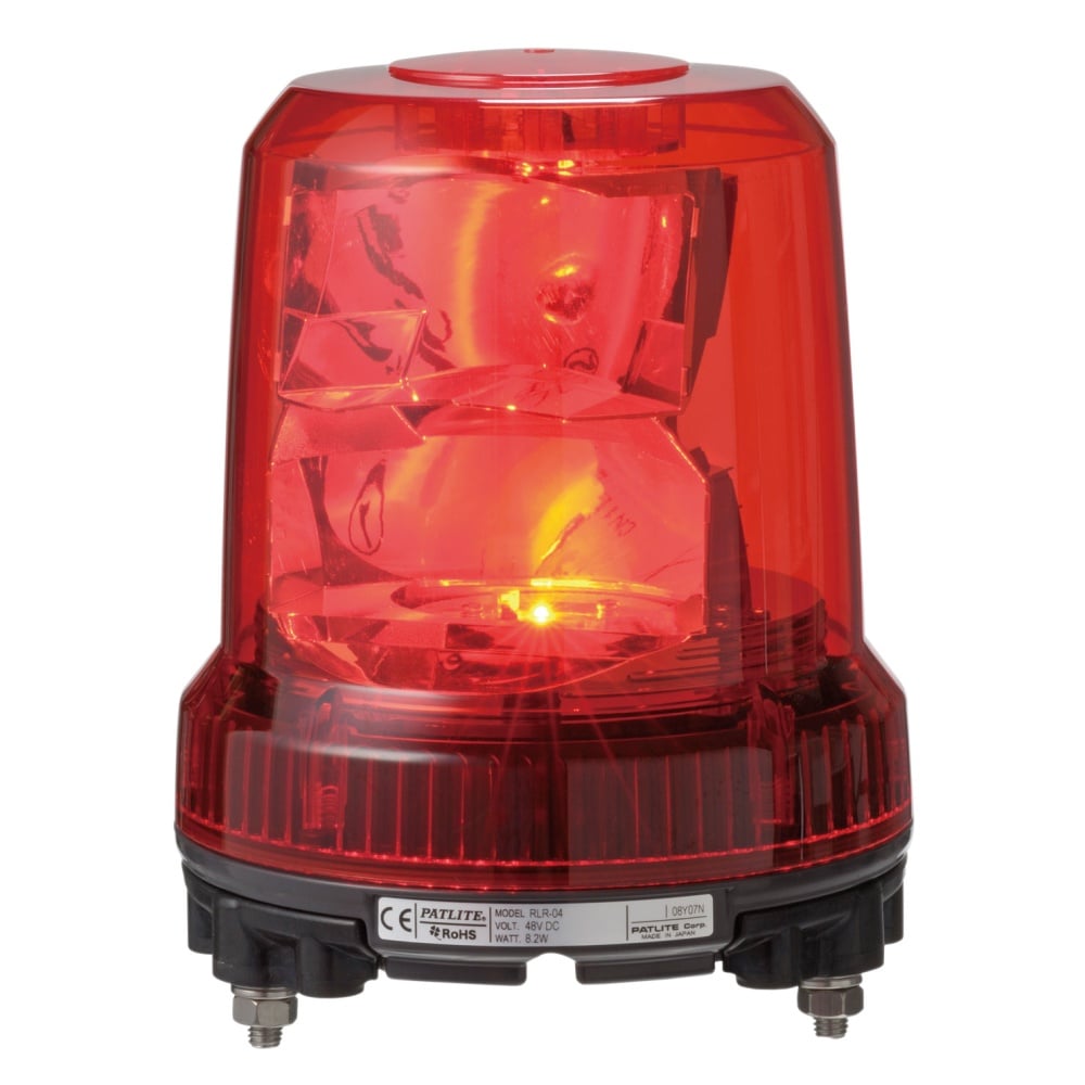 強耐振LED大型回転灯 赤 RLR-M2-P-R パトライト製｜電子部品・半導体通販のマルツ