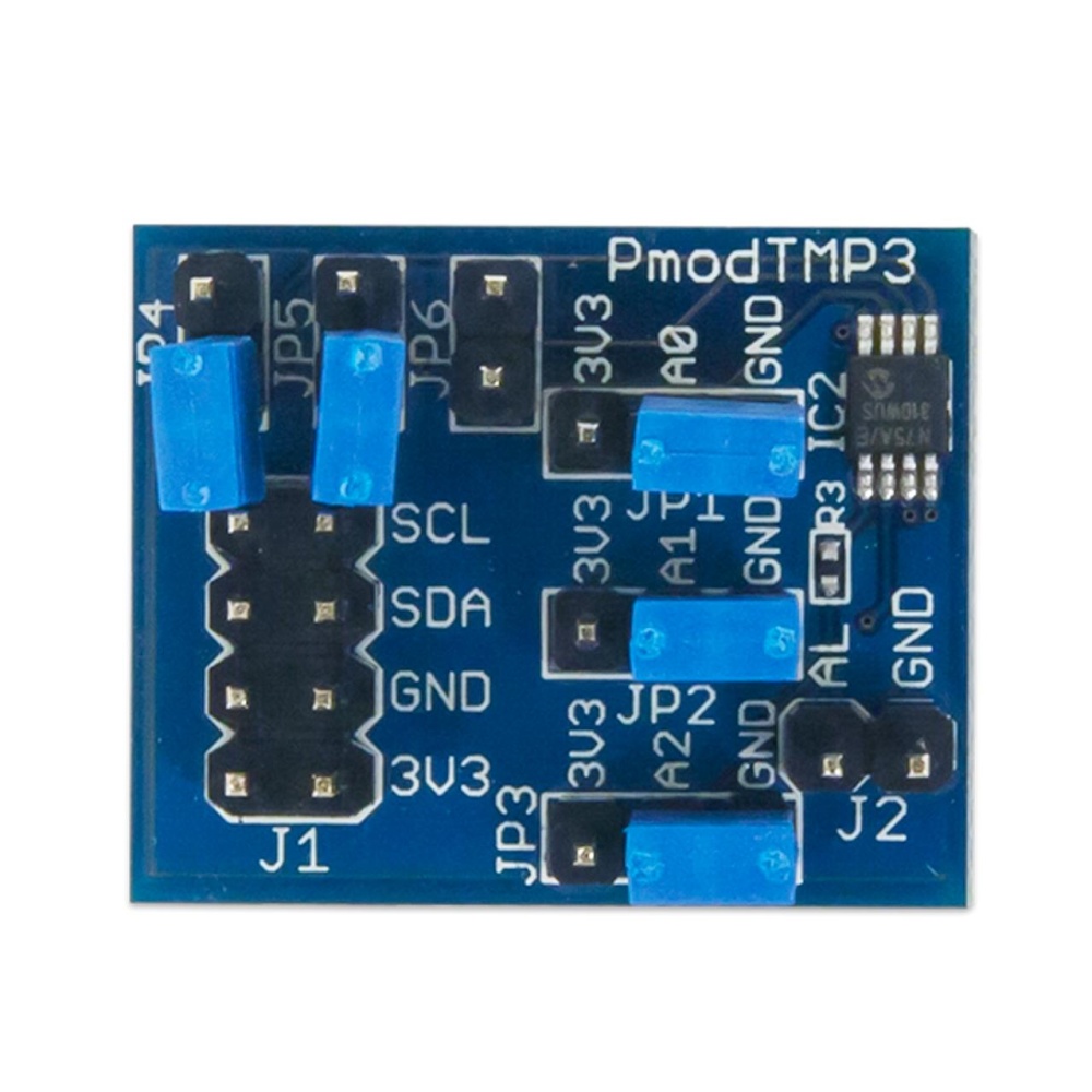 Pmod TMP3：デジタル温度センサー【410-287】