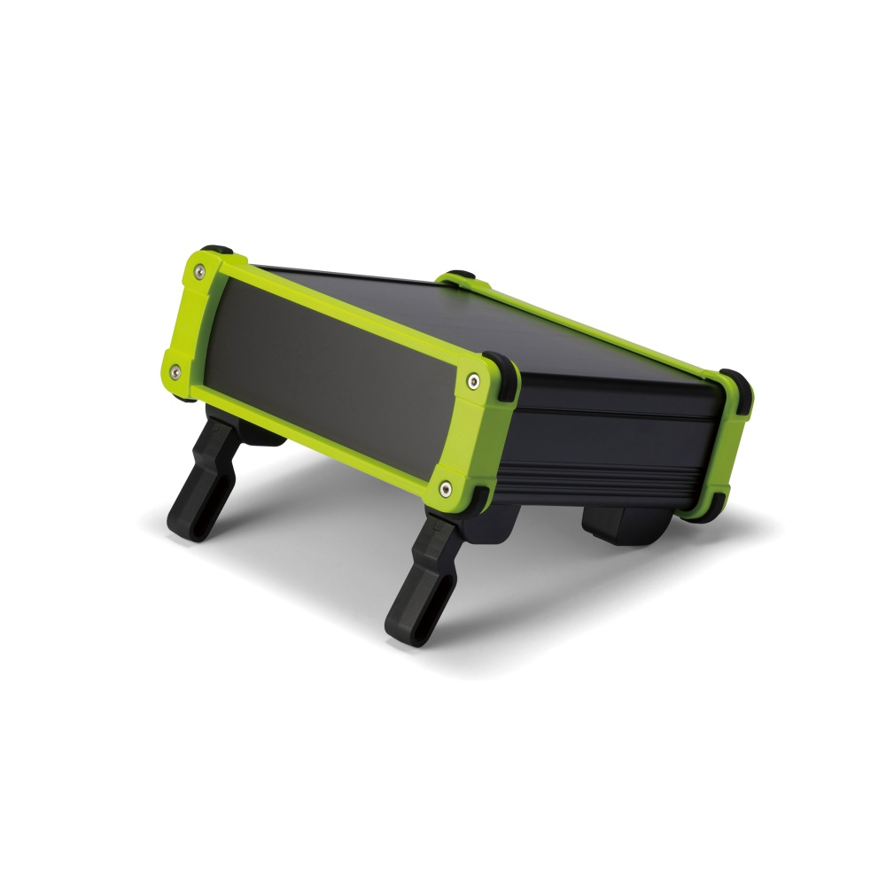 EXPT型チルトレッグ付アルミケース(ブラック/ライム)【EXPT20-6-25BL】