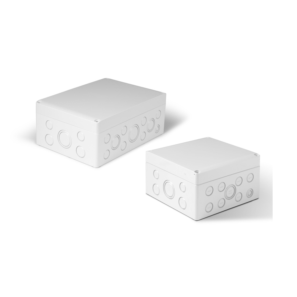 SPCM型Mネジノックアウト付 IP67防水ボックス【SPCM182518HG】