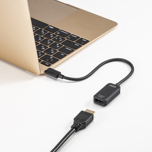 USB Type C-HDMI変換アダプタ(4K/30Hz)【AD-ALCHD02】