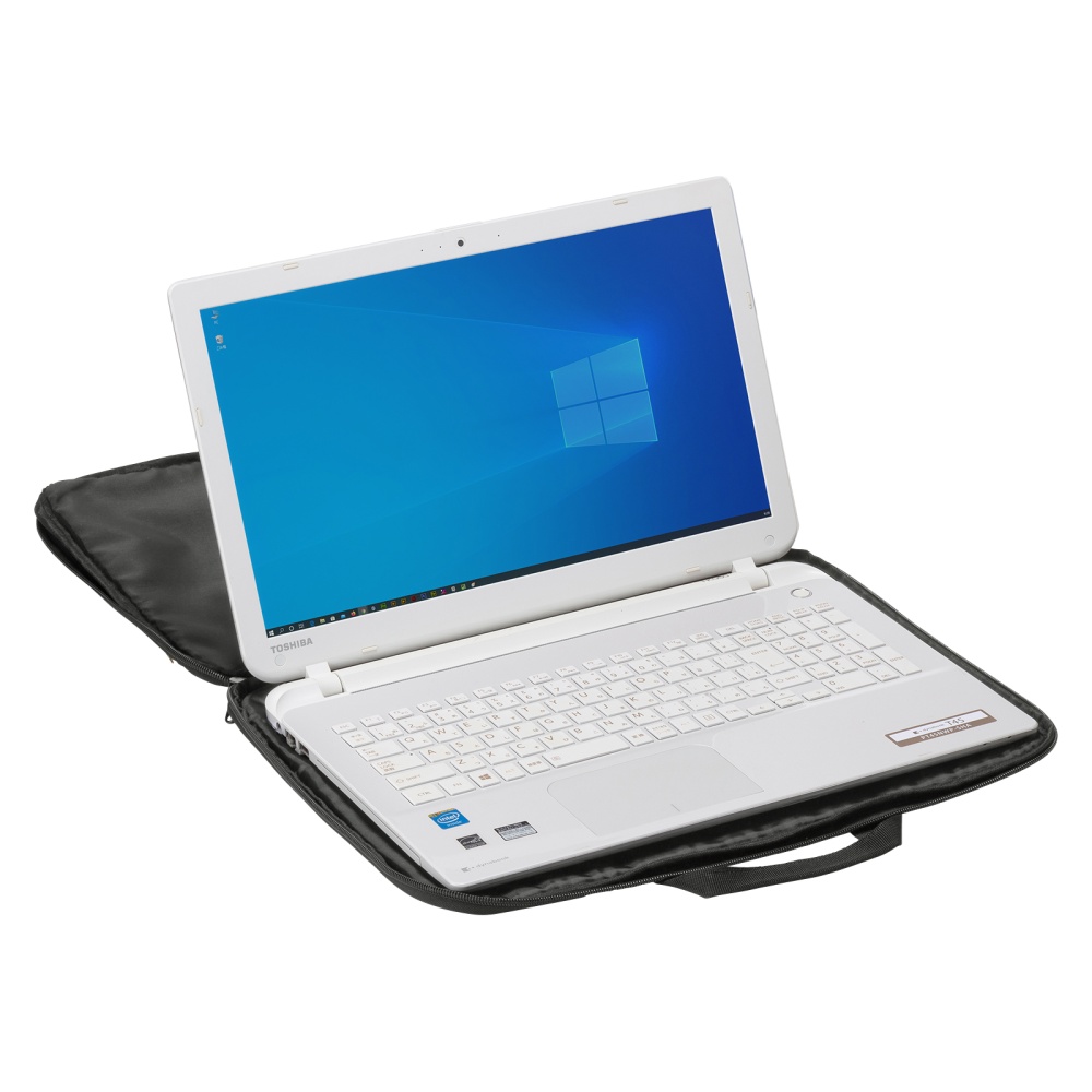 取っ手付きPCインナーケース（15.6インチワイド対応）【IN-GH15BK-RE】