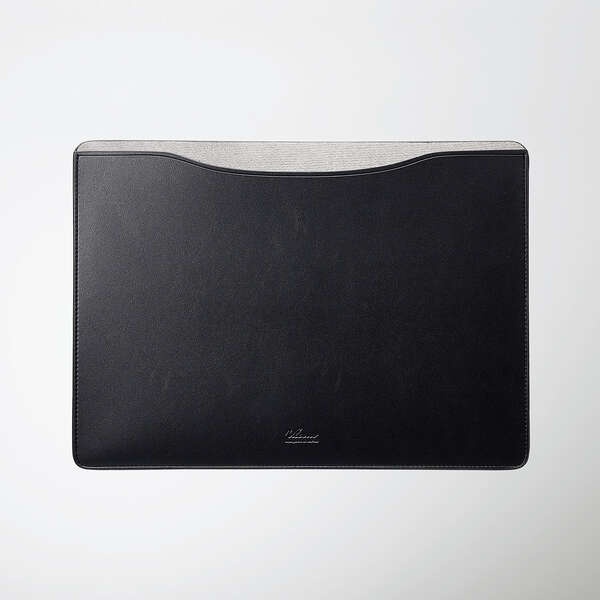 MacBook用レザースリーブケース(13”)【BM-IBSVM2213BK】