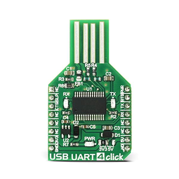 MIKROE USB UART 4 Click【BOB-20219】