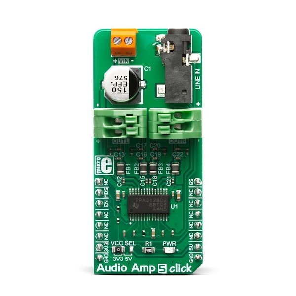 MIKROE AudioAmp 5 Click【COM-19842】