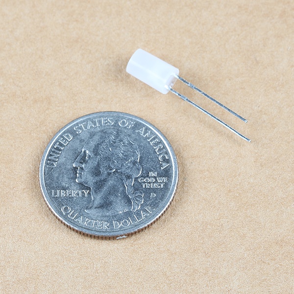 RGB OWire LED(2ピン 4mm 凹面)【COM-21209】