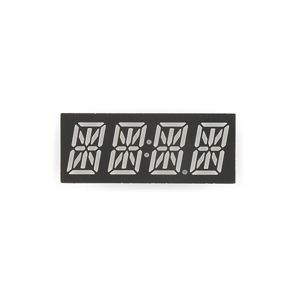 14-Segment Alphanumeric Display - Green【COM-21212】