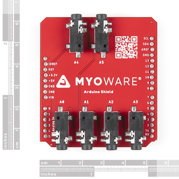 MyoWare 2.0 Arduinoシールド【DEV-18426】