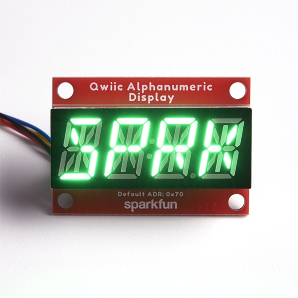 SparkFun Qwiic Alphanumeric Display Kit【KIT-19297】