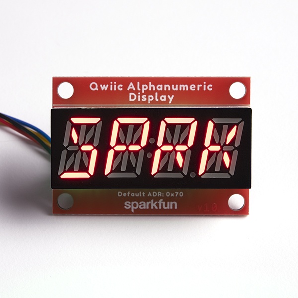 SparkFun Qwiic Alphanumeric Display Kit【KIT-19297】