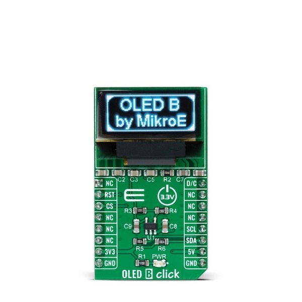 MIKROE OLED B Click【LCD-19985】