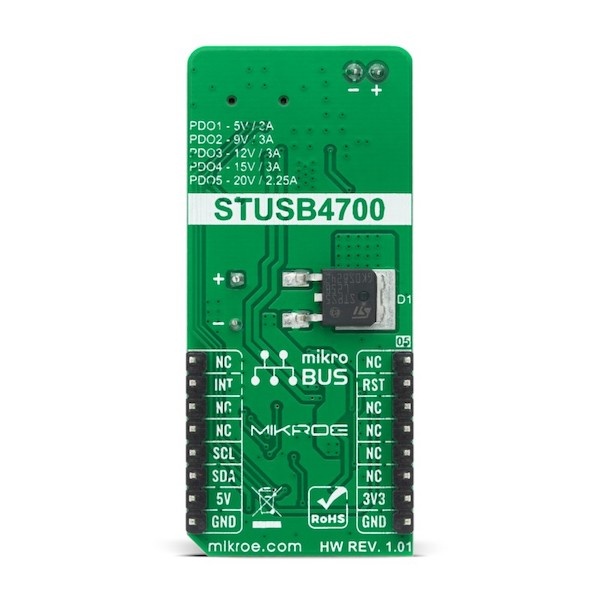 MIKROE USB-C Source Click【PRT-18912】