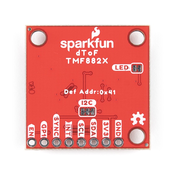 SparkFun dToFイメージセンサーブレークアウトボード(TMF8821、Qwiic)【SEN-19037】