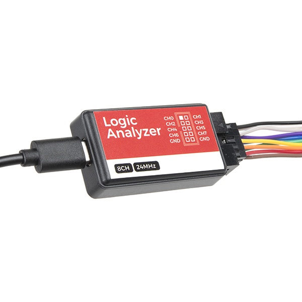 USB Logic Analyzer - 24MHz/8-Channel【TOL-18627】