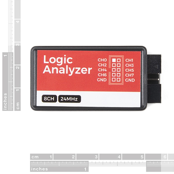 USB Logic Analyzer - 24MHz/8-Channel【TOL-18627】
