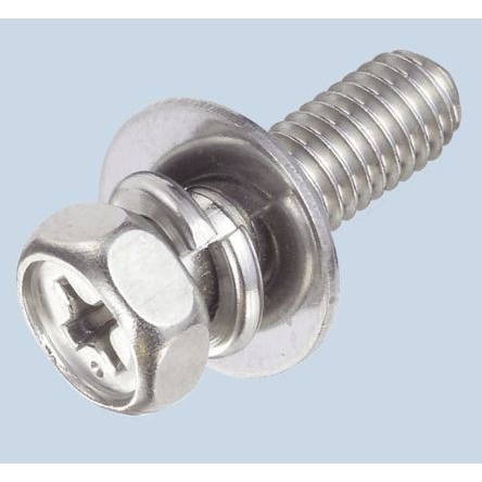 六角ボルト M6 x 12mm ステンレス 4979874825827 八幡ねじ製｜電子部品