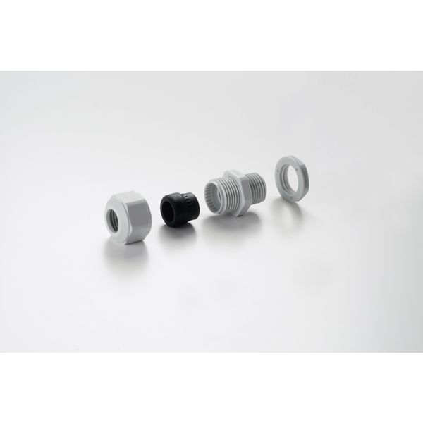 AG型ケーブルグランド 高防水タイプ ケーブル径15mm ブラック【AG20-15B】
