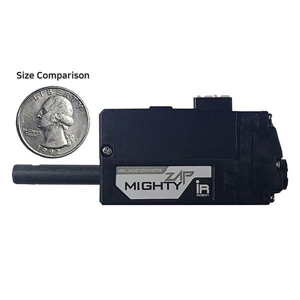 MIGHTY ZAP ミニリニアサーボモータ (12V、6N、36mm/s、RS-485、27mm)【D12-6F-3】