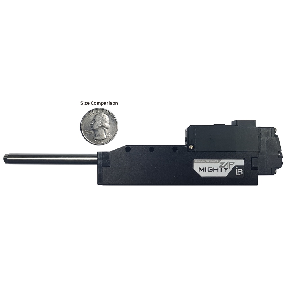 MIGHTY ZAP ミニリニアサーボモータ (12V、31N、28mm/s、RS-485、56mm)【L12-30F-6】