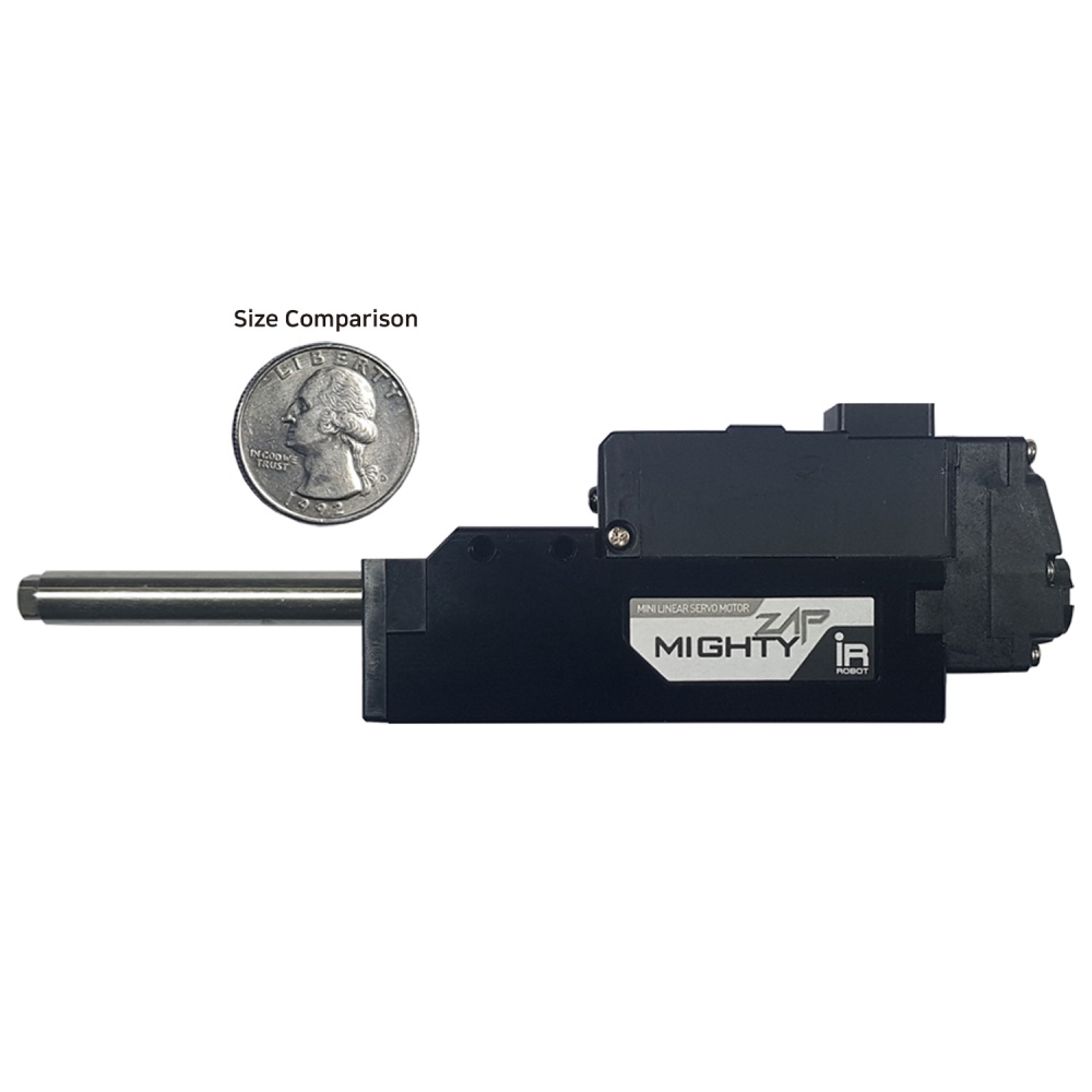 MIGHTY ZAP ミニリニアサーボモータ (12V、50N、10.5mm/s、PWM/TTL、41mm)【L12-50PT-4】