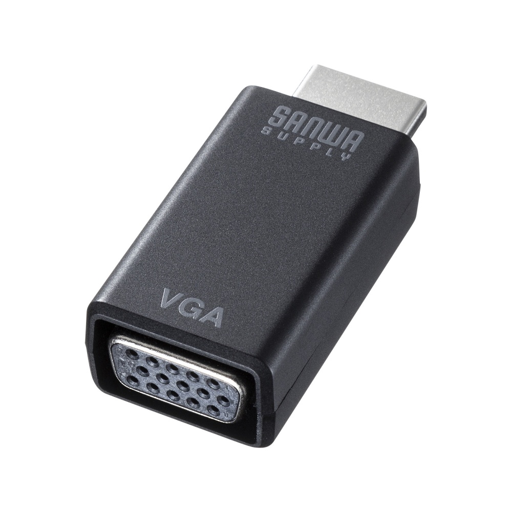 HDMI-VGA変換アダプタ(オーディオ出力付き)【AD-HD25VGA】