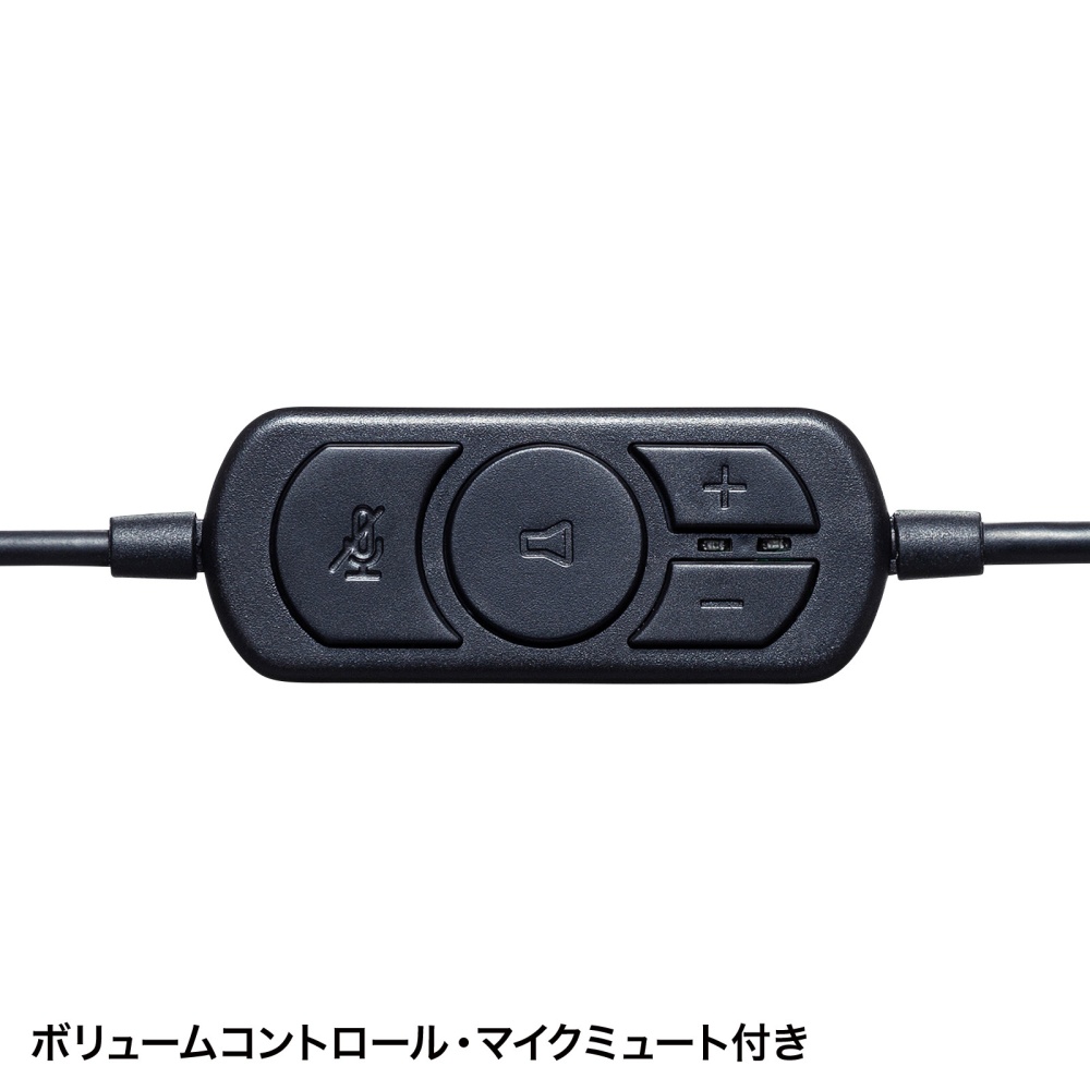 USBヘッドセット【MM-HSU10GMN】