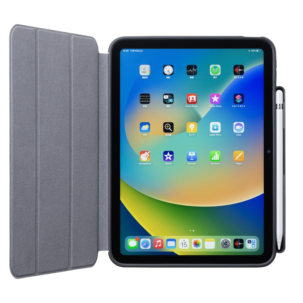 iPad10.9インチケース【PDA-IPAD1914BK】