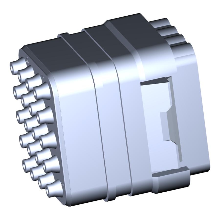 RECTANGULAR CONTACT INSERT PLUG 20POS DMC-M 20-22 PNE TE Connectivity ...