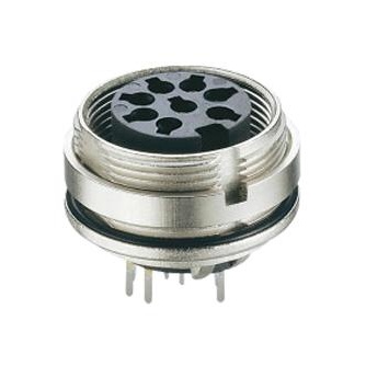 CIRCULAR CONNECTOR PLUG 8POS PANEL 0307-1 08-1 Lumberg Automation製｜電子部品 ...