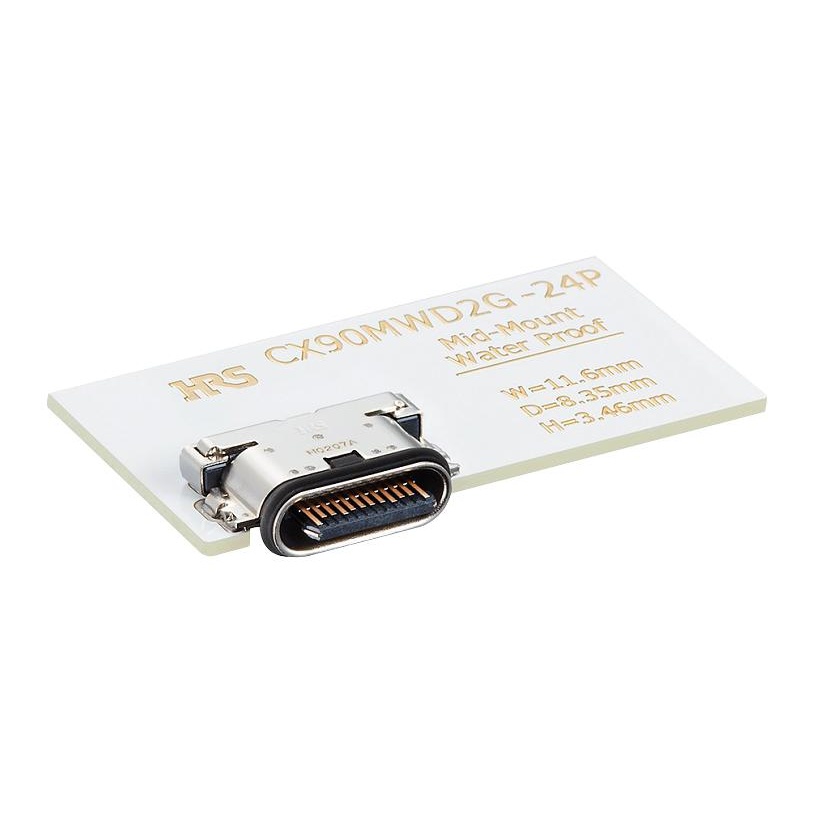 USB CONN 3.1 TYPE C R/A RCPT 24POS CX90MWD2G-24P ヒロセ電機製｜電子部品・半導体通販のマルツ