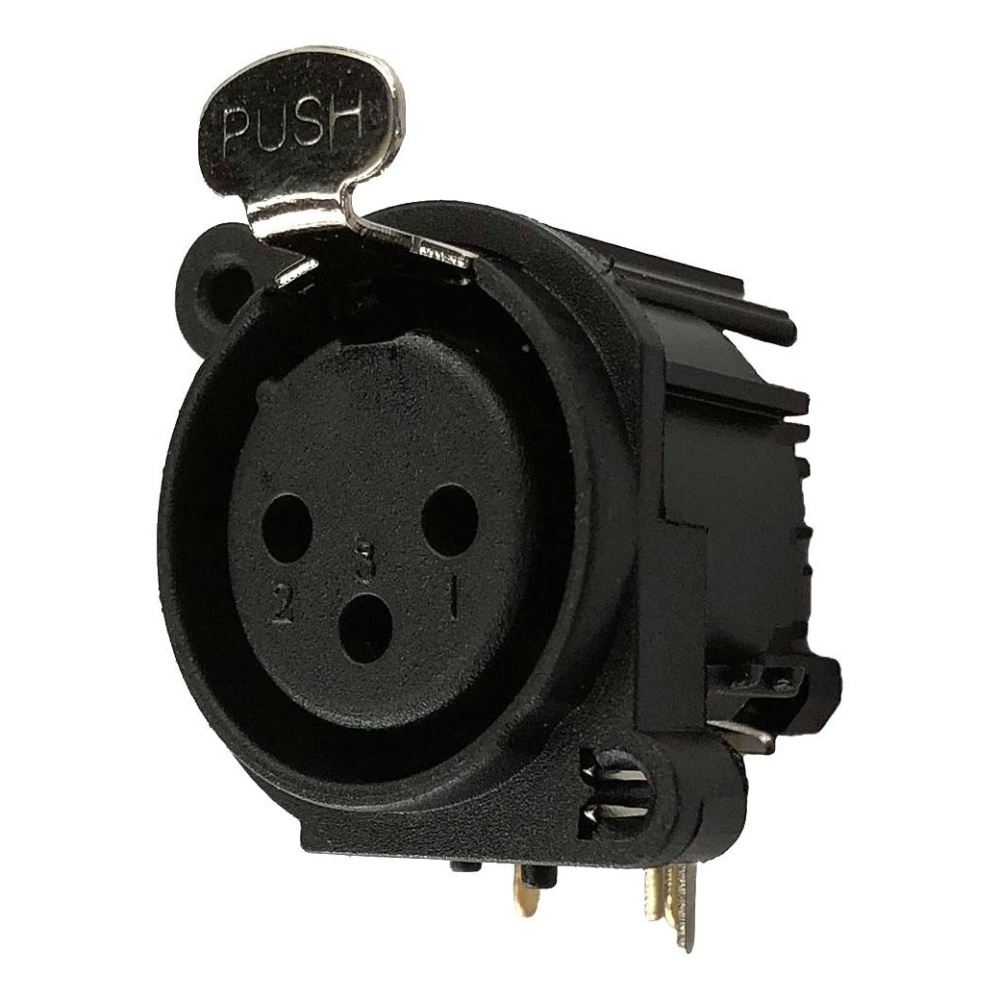 XLR CONNECTOR R/A JACK 3POS PCB IO-XLR3-F-EH IO Audio Technologies製｜電子 ...