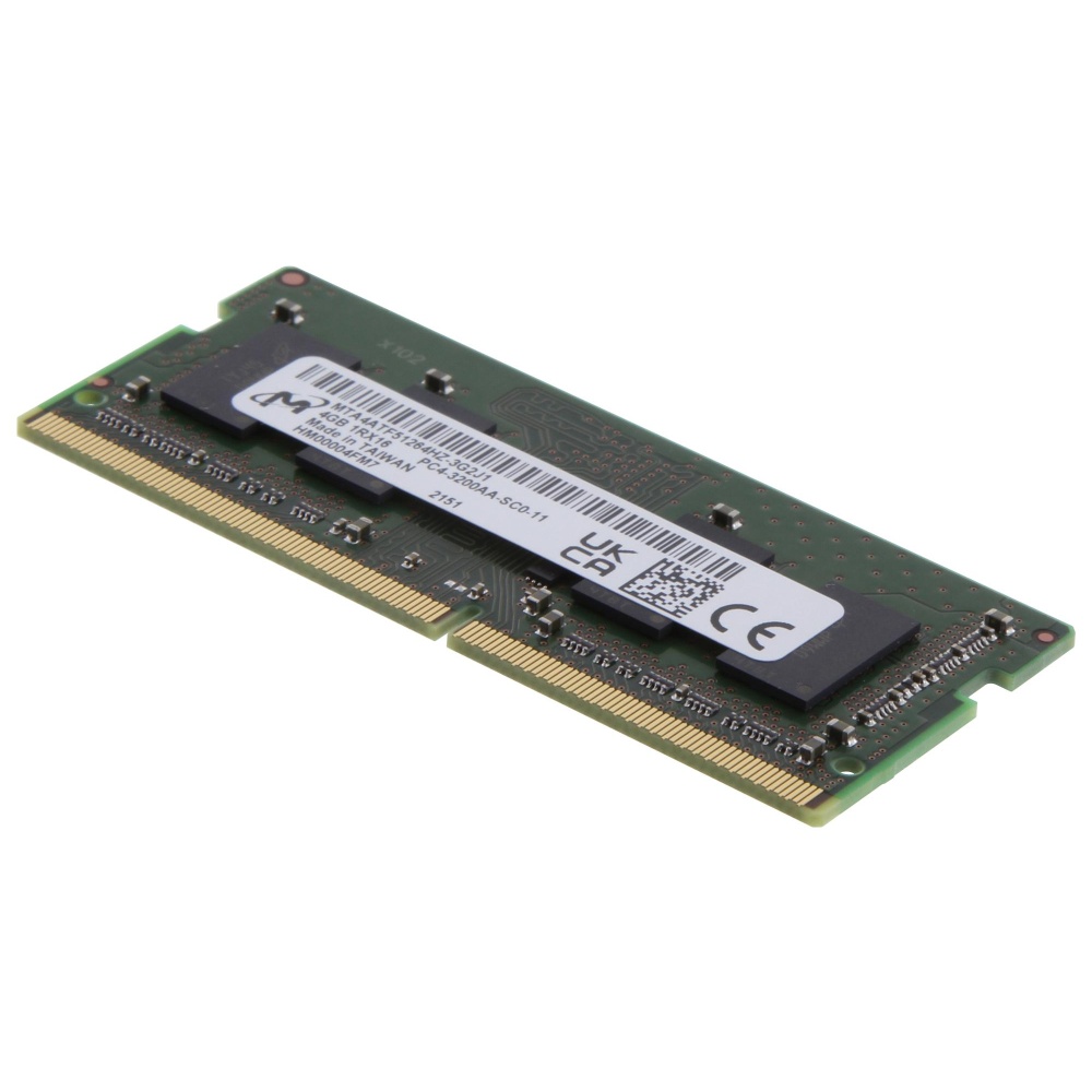 SDRAM DDR4 SODIMM 4GB 1.6GHZ MTA4ATF51264HZ-3G2J1. Micron