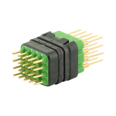 RECTANGULAR MODULE PLUG 20POS 4ROW 8MQ2M2022RC Souriau-Sunbank by Eaton ...