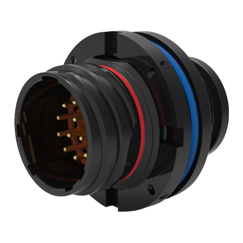 MIL SPEC CIR CONN RCPT 14-18 CRIMP S587DZ-14-18PN Amphenol Aerospace ...