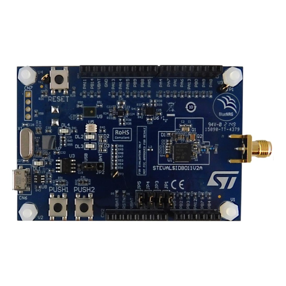 EVAL BOARD BLUETOOTH LOW ENERGY SOC STEVAL-IDB011V2 STマイクロエレクトロニクス製｜電子 ...