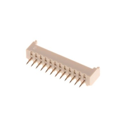 基板接続用ピンヘッダ(12極 ピッチ：1.25mm 1列) 53047-1210 Molex製
