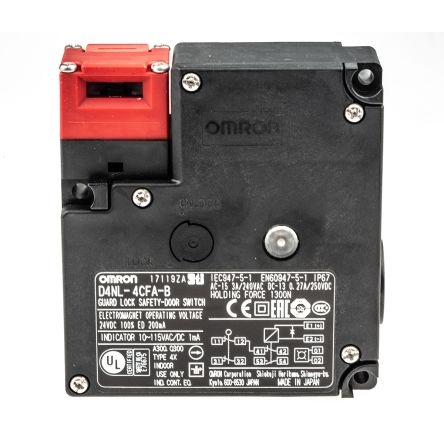 小形電磁ロックセーフティドアスイッチ D4NL-4CFA-B OMRON製 小形電磁ロックセーフティドアスイッチ D4NL-4CFA-B OMRON製