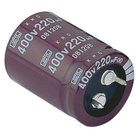 基板自立形 アルミ大形電解コンデンサ(2200μF/200V