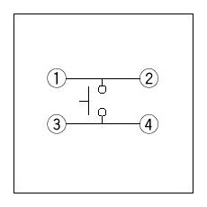タクトスイッチ SKHU シリーズ 100個巻リール製品【SKHUBHG020】