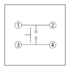 タクトスイッチ SKQG シリーズ 100個巻リール製品【SKQGADG020】