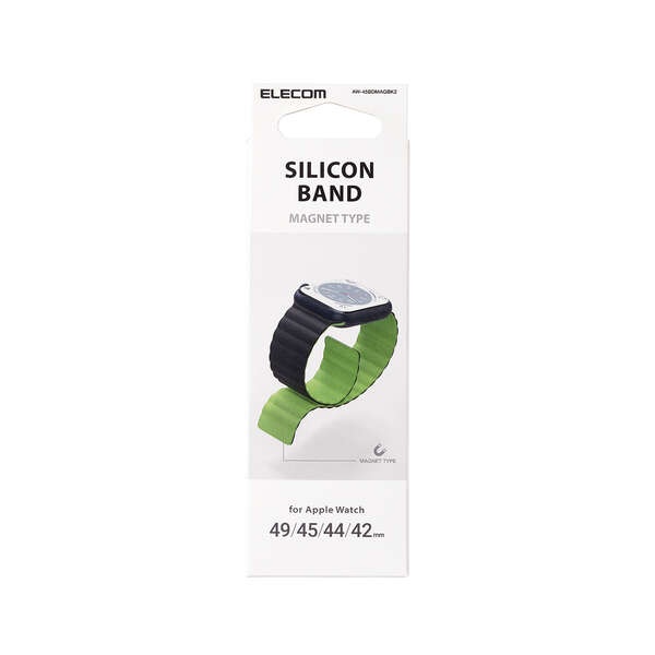 Apple Watch用マグネットバンド (49/45/44/42mm)【AW-45BDMAGBK2】